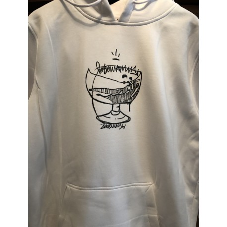 Limited Lebemann Sketch Hoody (weiß)